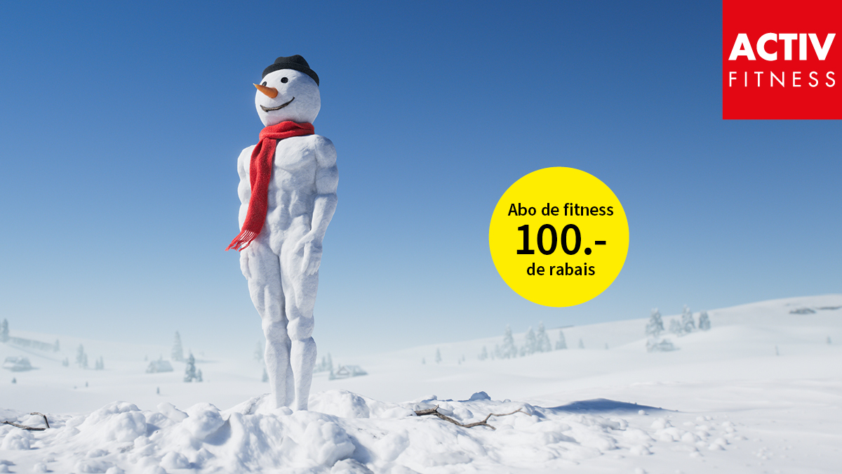 Bonhomme de neige musclé